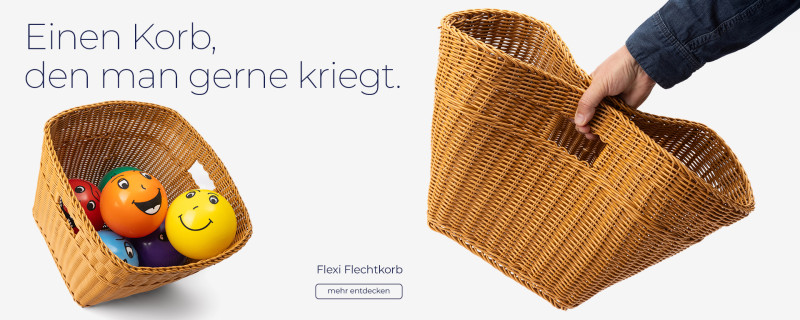 Banner Flechtkorb