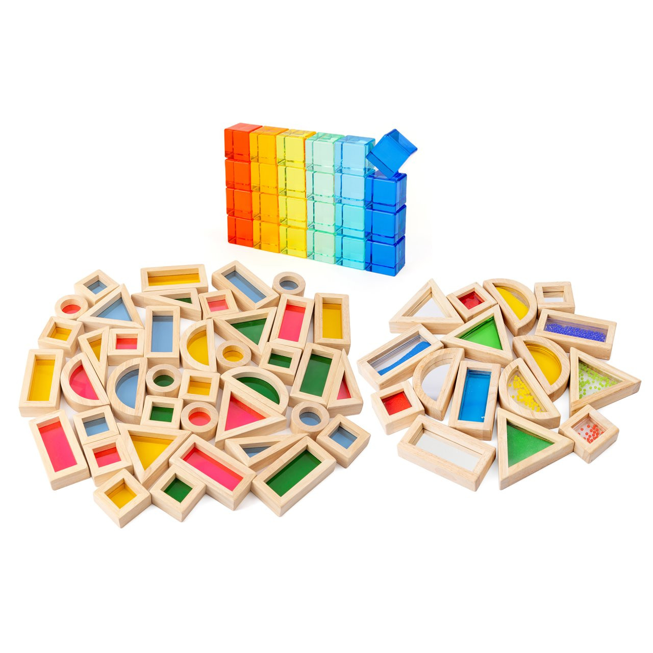 Geolook & Shine Acryl Bausteine, 80er Set