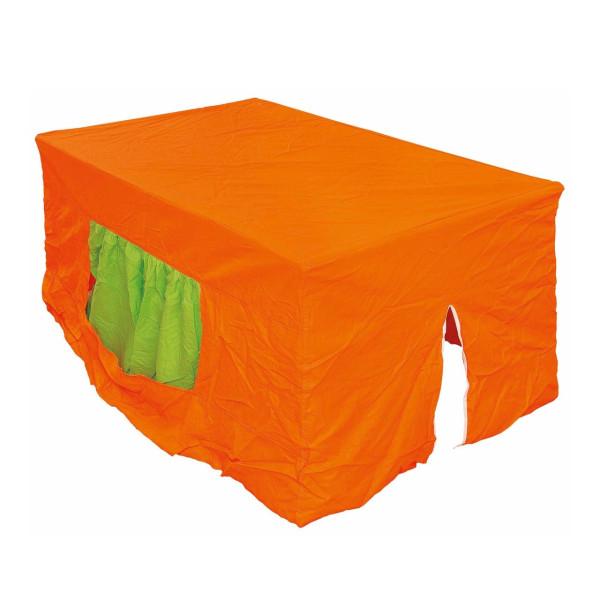 Tischzelt, 120x80cm, orange/grün