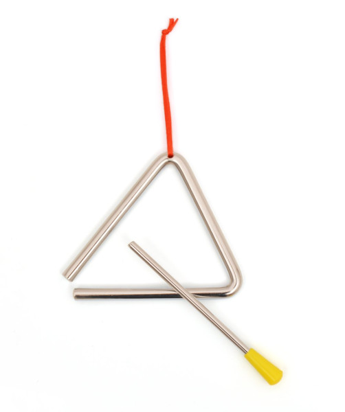 Triangel mit Metallstab